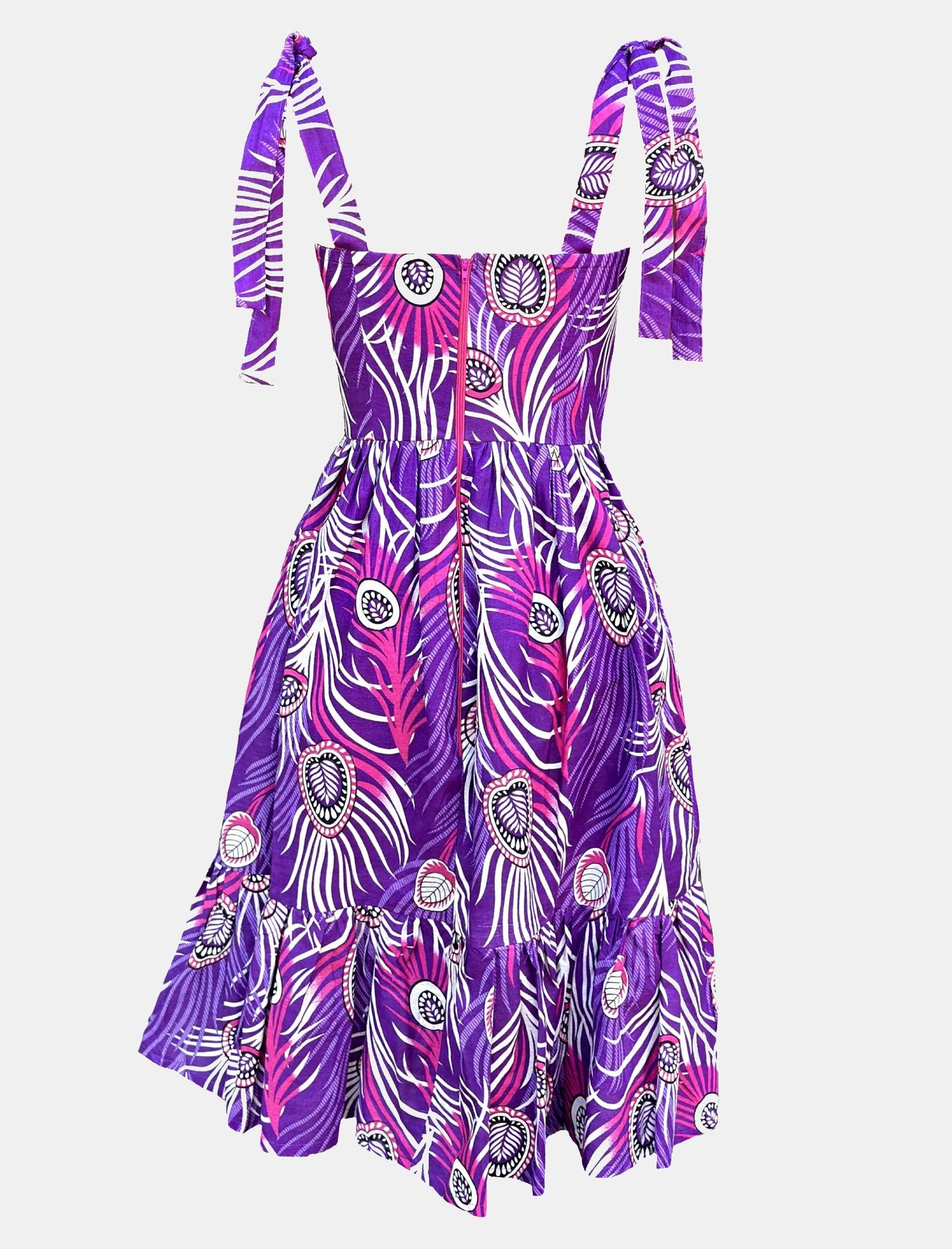 Abstract Purple Dress - Asi Masili