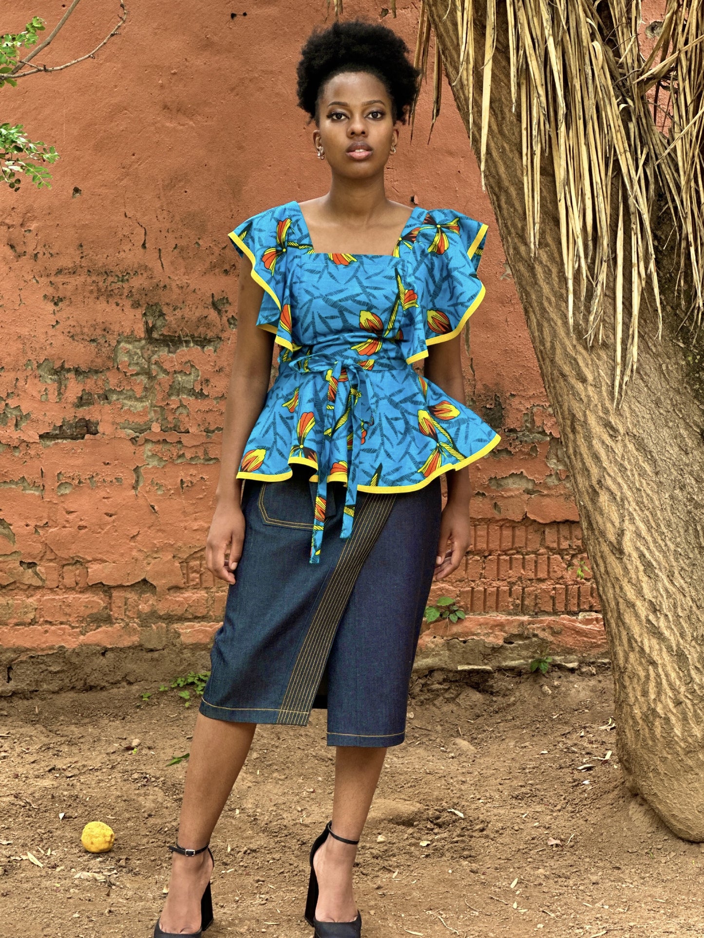 MASI PEPLUM TOP