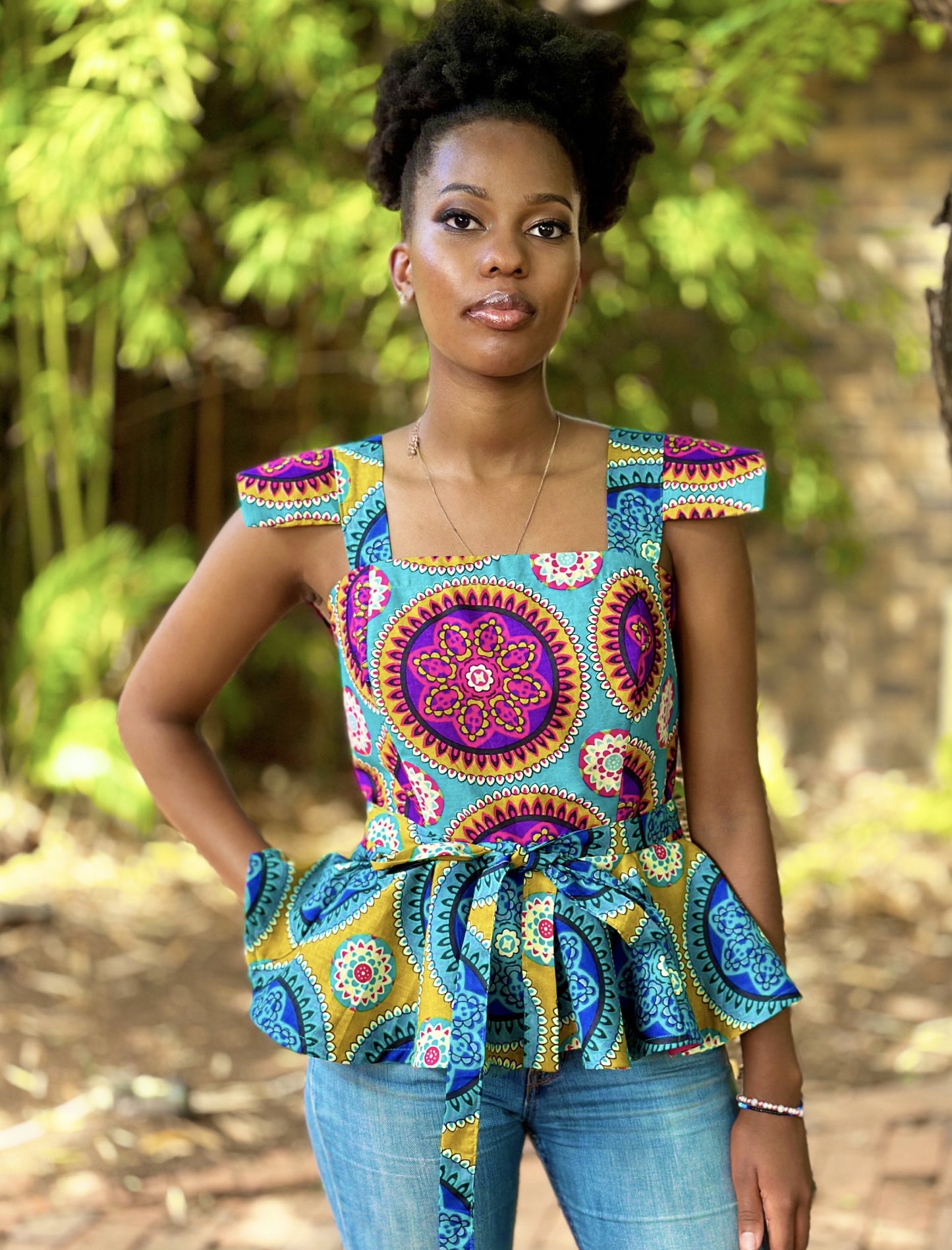 MASALA PEPLUM TOP - Asi Masili