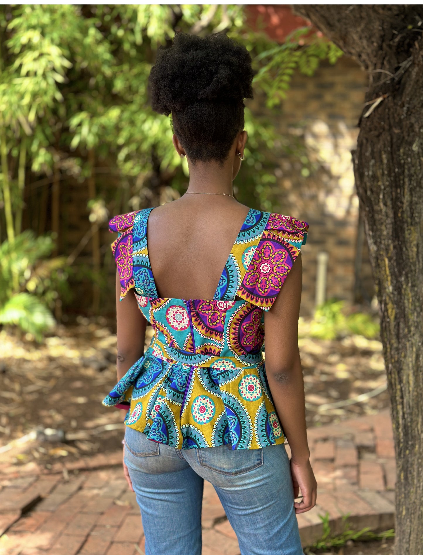 MASALA PEPLUM TOP - Asi Masili