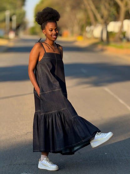 Trapeze Denim Dress