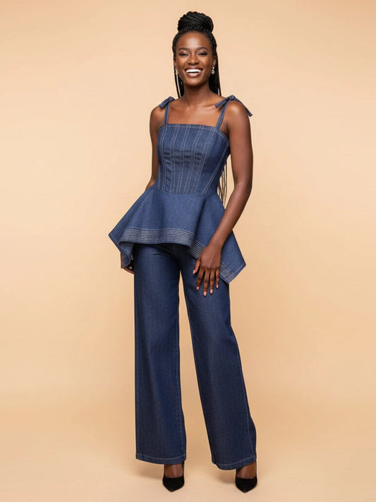 Denim Corset Top - Asi Masili