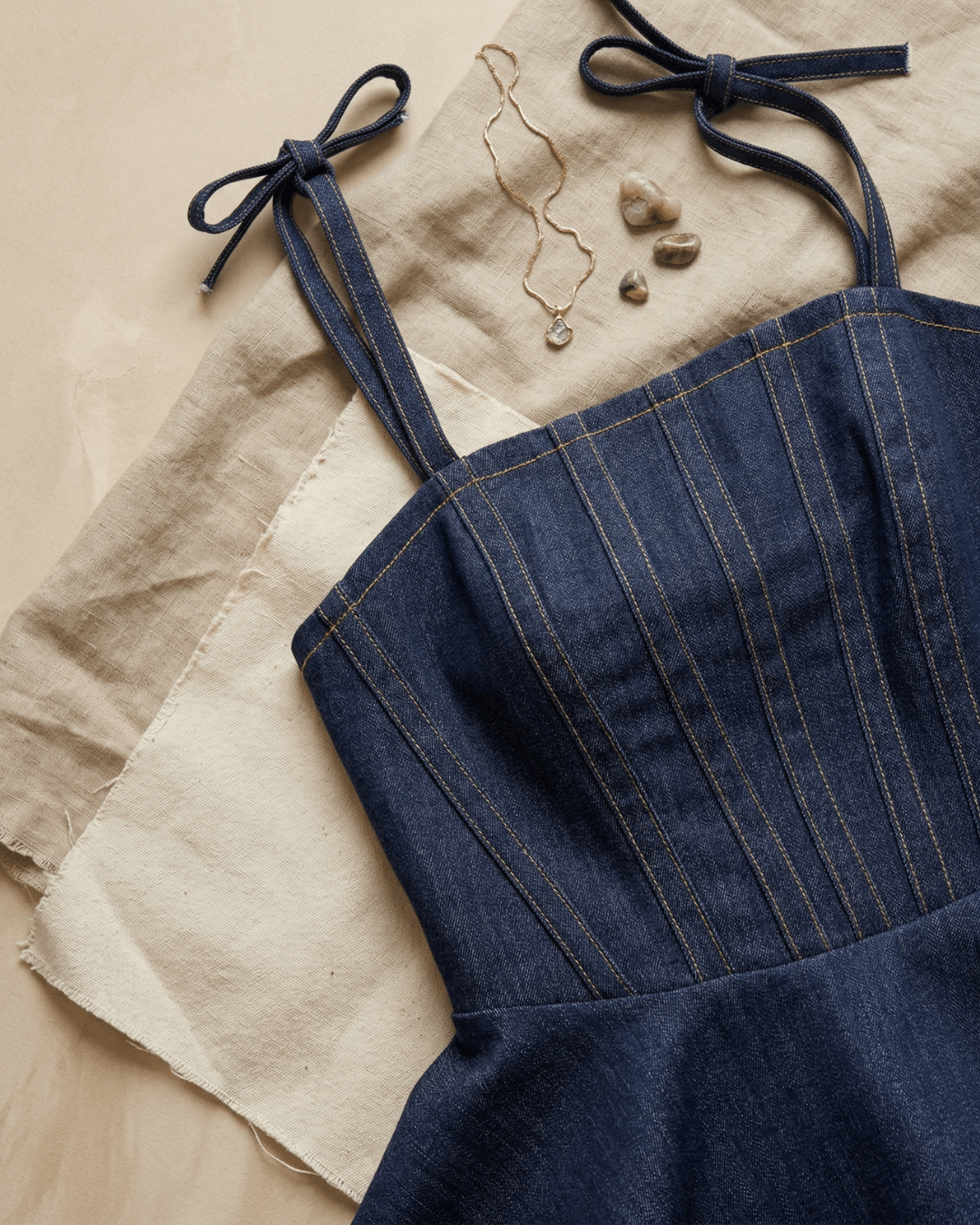 Denim Corset Top - Asi Masili