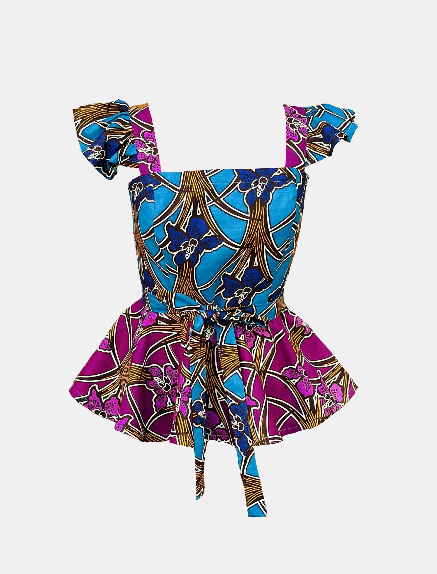 IMAN PEPLUM TOP - Asi Masili