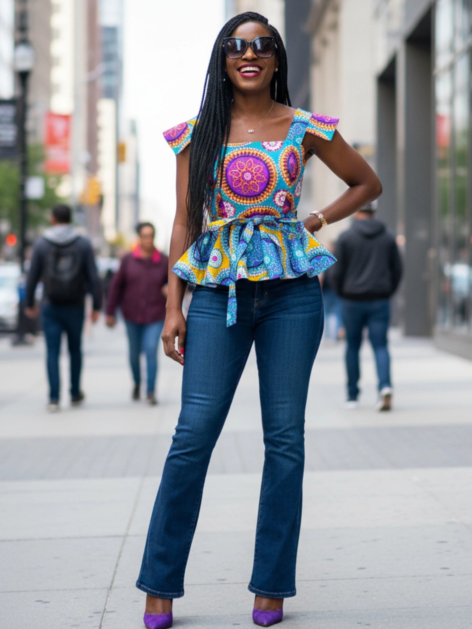 MASALA PEPLUM TOP - Asi Masili