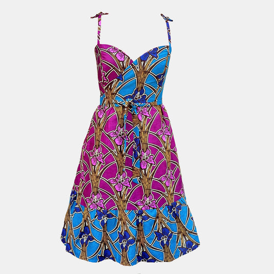 Mixed Wrap Dress - Asi Masili