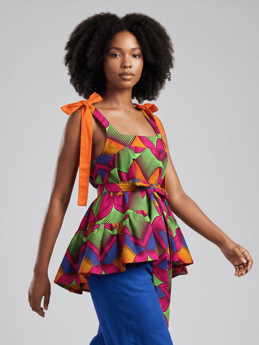 Zuri Peplum Top - Asi Masili